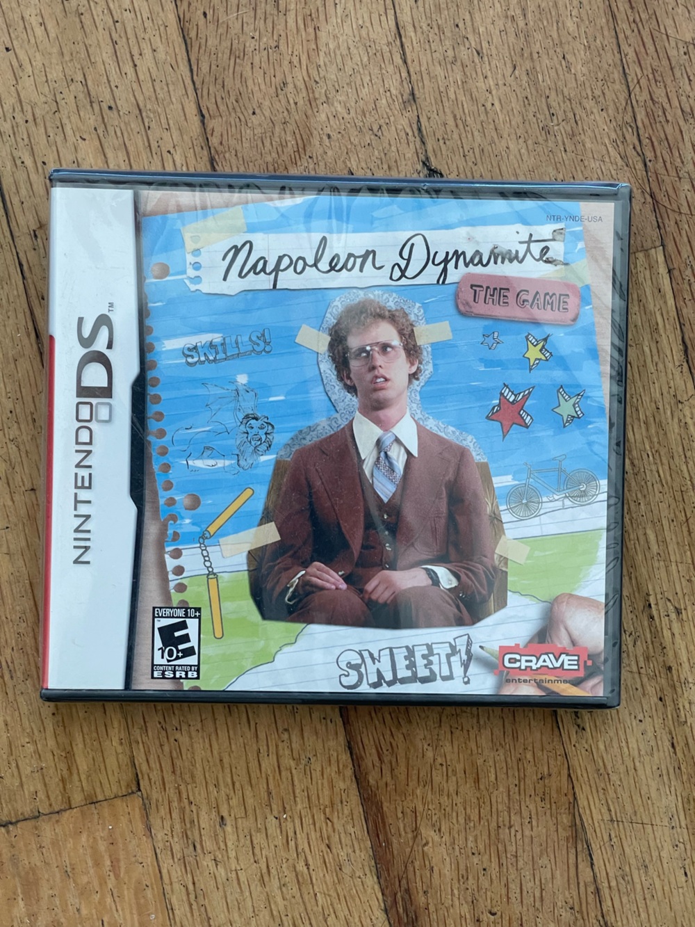 New Sealed Napoleon Dynamite: The Game - Brown Jacket Artwork (Nintendo DS)